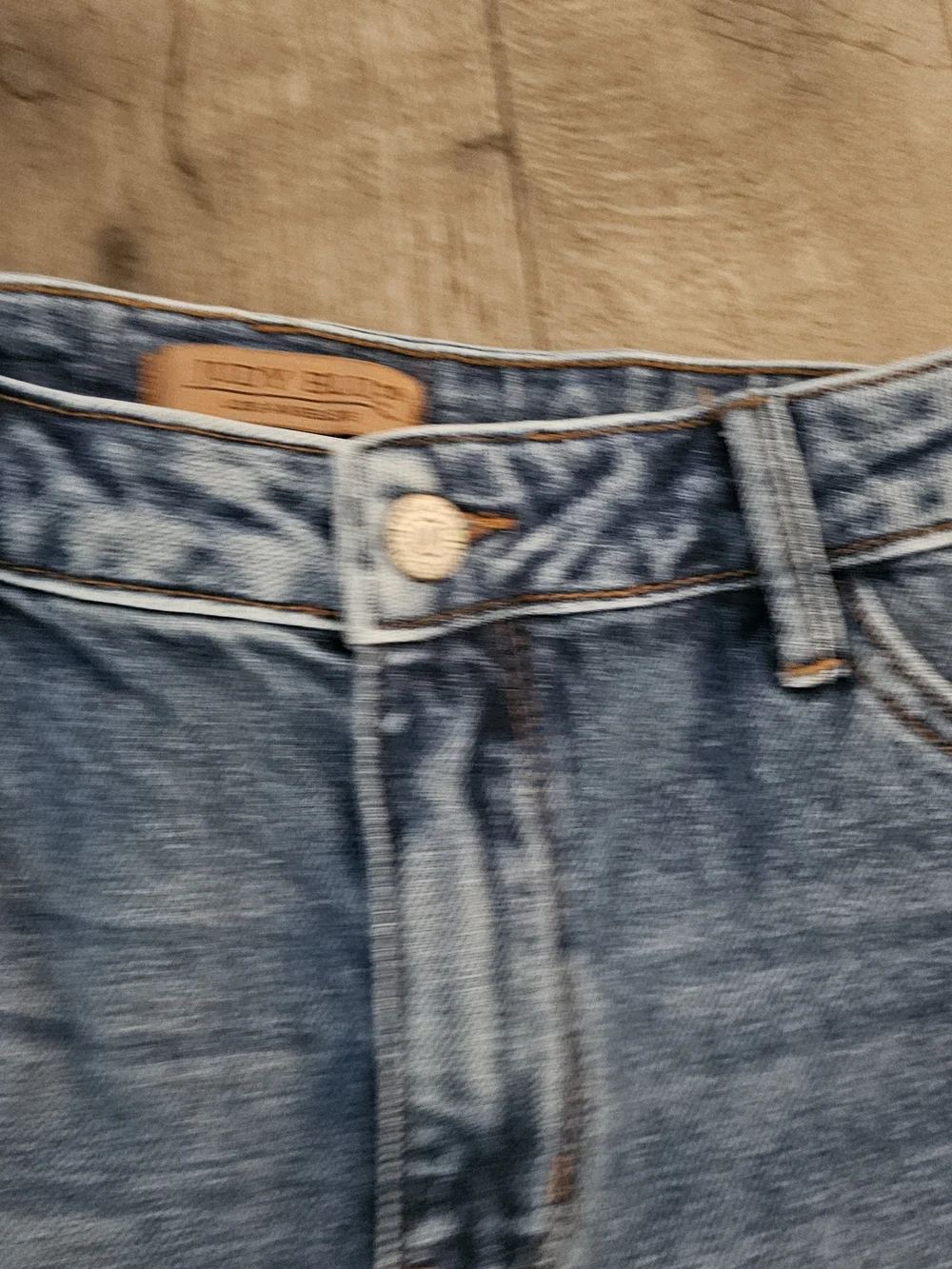 Judy Blue Distressed Medium Blue Denim Shorts Size XL Western{Bx26}